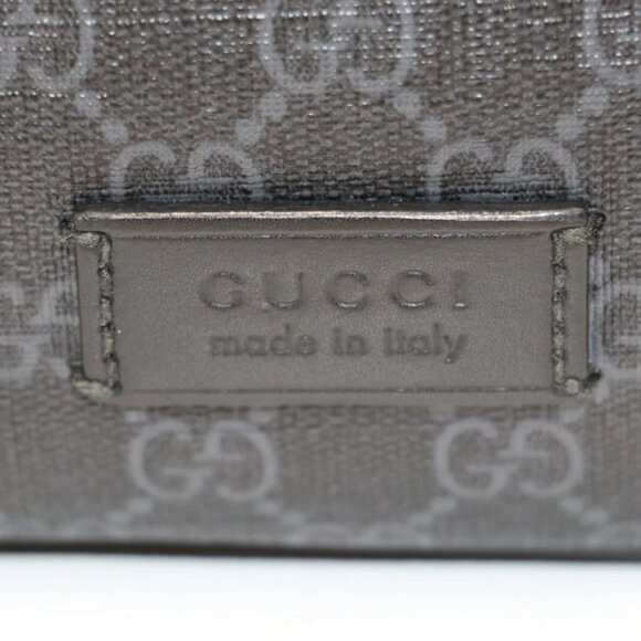 Gucci Soft GG Supreme Monogram Web Belt Bag - Black/Grey - Picture 5 of 16